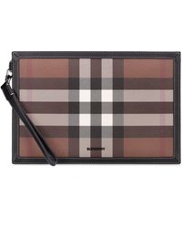Burberry - Busta Frame In E-canvas Check - Lyst