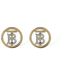Burberry Ohrringe "mini Tb" - Mettallic