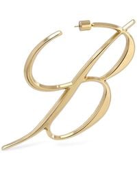 Blumarine - B Logo Mono Earring - Lyst
