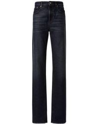 Sportmax - Jeans rectos de denim con cintura baja - Lyst