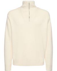 Theory - Maglia in misto lana / mezza zip - Lyst