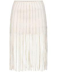 Blumarine - Donna Gonna Midi Con Decorazioni - Lyst