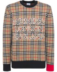 grey burberry jumper
