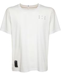 McQ T-shirt Aus Baumwolle Mit Logo "icon Zero" - Weiß