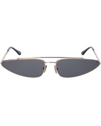 Tom Ford Katzenaugen-sonnenbrille Aus Metall "cam" - Mehrfarbig