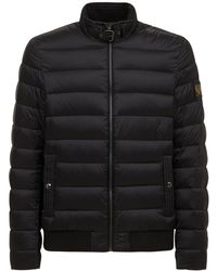 Belstaff Synthetic Atlas Quilted Jacket in Black for Men - Lyst