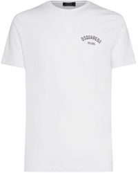 DSquared² - T-shirt milano con logo - Lyst