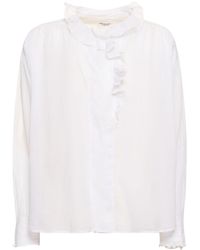 Isabel Marant - Camicia pamias in cotone con ruches - Lyst