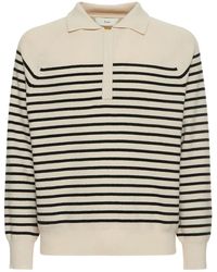 DUNST - Knit Polo Neck Sweater - Lyst