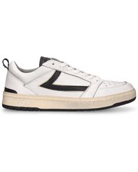 HTC - Starlight Leather Low Top Sneakers - Lyst