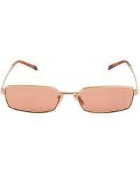 Prada - Square Metal Sunglasses - Lyst