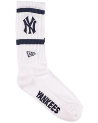 KTZ - Gerippte Socken Mit Ny Yankees-logo - Lyst