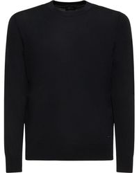 Brioni - Fine Wool Crewneck Sweater - Lyst