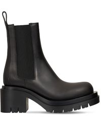Bottega Veneta - Lug Leather Boot - Lyst