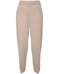Max Mara Cashmere Knit Joggers - Brown