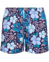 Vilebrequin - Moorise Print Stretch Nylon Swim Shorts - Lyst