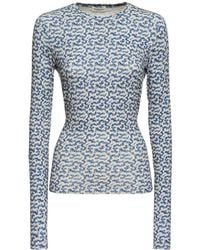 Isabel Marant - Leonio Printed Stretch Viscose Top - Lyst