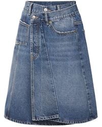 diesel denim mini skirt
