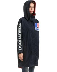 DSquared² Parka Impermeabile Reversibile "K-Way" In Nylon - Multicolore