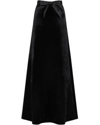 Balenciaga - Viscose Blend A-Line Maxi Skirt - Lyst