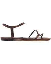 Emme Parsons - Femme Sandales Plates En Satin Loop 10 Mm - Lyst