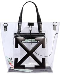 off white bag clear