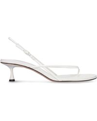 STUDIO AMELIA - 50Mm Wishbone Leather Sandals - Lyst