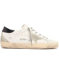 Golden Goose - 20mm Super Star Leather & Suede Sneakers - Lyst