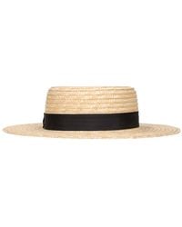 Lack of Color - Cappello The Spencer Boater In Paglia - Lyst