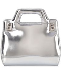 Ferragamo - Wanda Mini Leather Top Handle Bag - Lyst