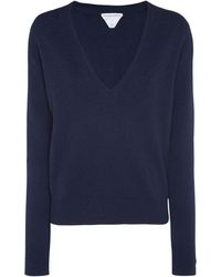 Bottega Veneta - Cashmere Knit V Neck Sweater - Lyst