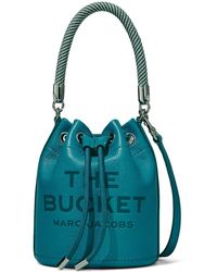 Marc Jacobs La bolsa de cuero bucket - Azul