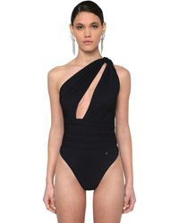Saint Laurent Lycra One Piece Swimsuit - Black