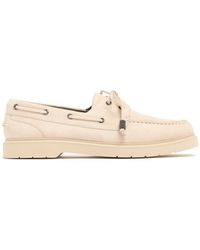 Brunello Cucinelli - Femme Chaussures Bateau En Daim 20 Mm - Lyst