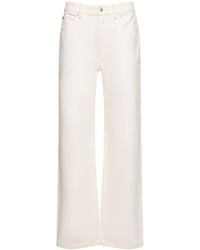 Alexander Wang - Mid Rise Relaxed Straight Pants - Lyst