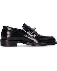 Burberry - Mocassini mf barbed in pelle - Lyst