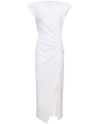 Isabel Marant - Nadela Short Sleeve Cotton Maxi Dress - Lyst