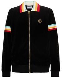 Sergio Tacchini - Slice Velour Track Jacket - Lyst