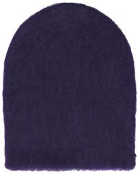 BY FAR - Solid Brushed Alpaca Blend Hat - Lyst