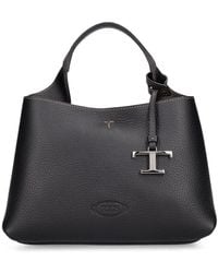 Tod's - Micro Top Handle Leather Bag - Lyst