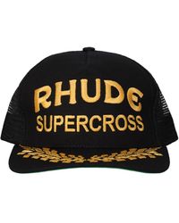 Rhude - Truckerkappe Aus Canvas "supercross" - Lyst