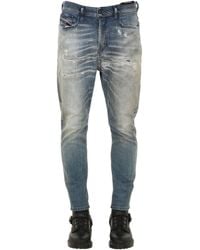 DIESEL Jeans Aus Baumwolldenim - Blau