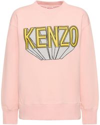 KENZO - Oversize-sweatshirt Aus Baumwolle "kenzo 3d" - Lyst