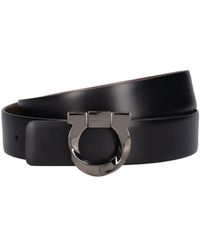 Ferragamo - 3.5mm Leather Belt - Lyst