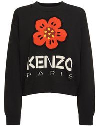 KENZO - Boke Cotton Sweater - Lyst