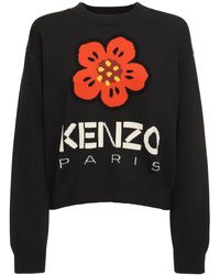 KENZO - Baumwollpullover "boke" - Lyst