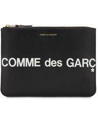 Comme des Garçons - Leather Pouch With Logo - Lyst