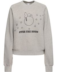 RE/DONE - クラシック スヌーピー ムーン コットンスウェットシャツ - Lyst