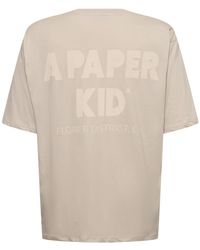 A PAPER KID - Camiseta de algodón - Lyst