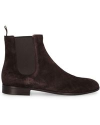 Gianvito Rossi - Alain Suede Chelsea Boots - Lyst